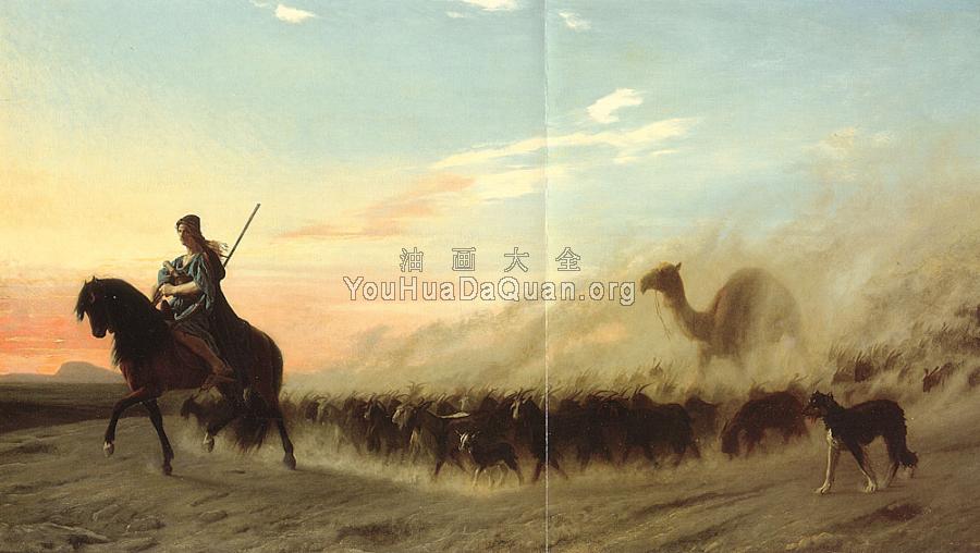 The Syrian Shepherd - 让·莱昂·杰罗姆